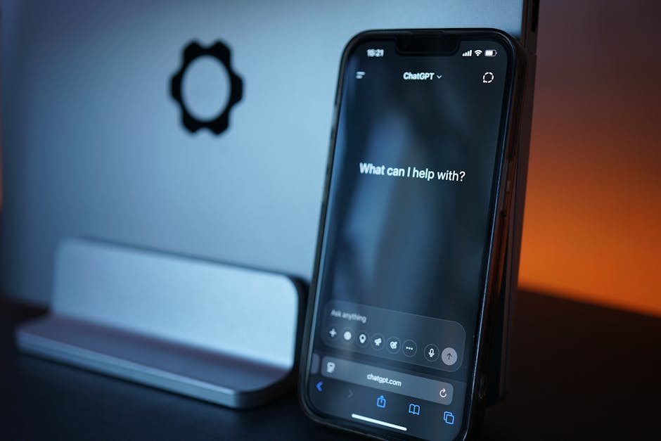 modern smartphone and laptop with AI chip concept on-device edge AI privacy